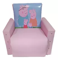 Sofazinho Puff Infantil  Mini Poltrona Kids - Peppa Pig