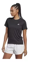 Remera adidas Run It Tee Negro De Dama - Hz0107