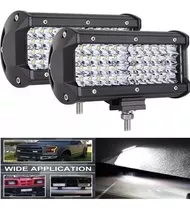 Pack X2 Foco Led 36w Barra Neblinero Auto 12 Led