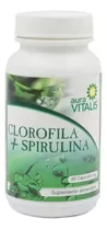 Clorofila + Espirulina 60 Cap, Desintoxicante, Bajar De Peso