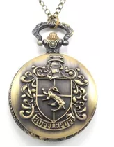 Reloj Collar Casa Hufflepuff Harry Potter De Colección