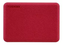 Disco Duro Externo Toshiba Canvio Advance Hdtca20x 2tb Rojo