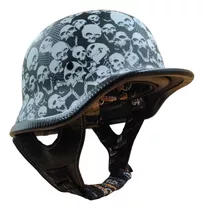 Casco 3/4 Para Moto Certificado Dot Rudos Biker Chopper