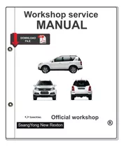 Manual De Servicio Ssangyong Nuevo Rexton