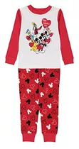 Pijama De Algodón Snugfit De 2 Piezas De Mickey Mouse De Dis
