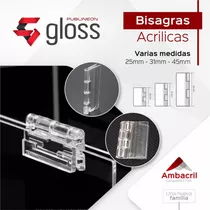 Bisagras Acrilicas 4cm