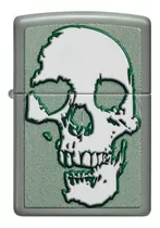 Zippo Calavera Blanca Cod 48489