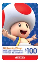 Tarjetas Nintendo Eshop $100
