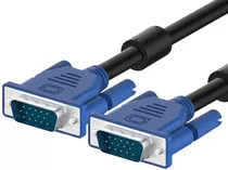 Pack 3 Piezas Cable Vga Macho Macho Azul 1.5 Mts Rtpfull05