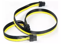 Cable Para Fuente Modular Pci-e 8 Pines A 2x8 (6+2) 40cm Net