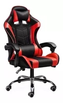 Silla Gamer De Cuero Reclinable Ergonómica Con Masajeador