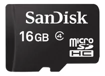 Cartão De Memória Sandisk Sdsdqm-016g-b35a Com Adaptador Sd 16gb