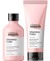 Shampoo +acondicionador Cabello Teñido Loreal Vitamino Color