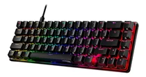 Teclado Gamer Hyperx Alloy Origins 65 Red Idioma Inglés