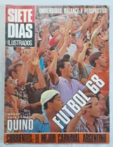#ñ Revista Siete Dias 43 - 1968  Futbol 1968 Saigon  Quino