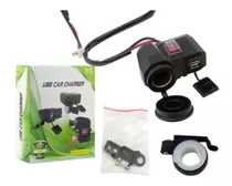 Cargador Yc 2 Usb 5v Y Encendedor 12v Moto - Motorides