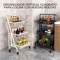 Organizador De 3 Estantes Para Cocina O Baño Vertical