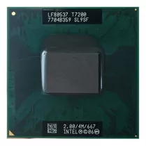 Processador Core 2 Duo T7200 4mb 2gh 667mhz Socket 479 Sl9sf