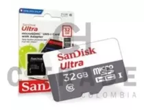 Tarjeta De Memoria Sandisk Ultra 32gb+ Adaptador Clase 10