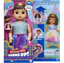 Brinquedo Baby Alive Cresce C/ Carinho Princesa Morena F5237