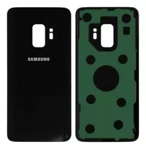Tapa Trasera Samsung S9 G9600 Black Con Adhesivo Somos T