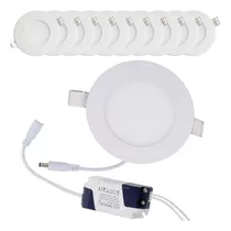 Luz Led Panel Lampara Gypsum Empotrable 3w 6w 12w 18w 24w