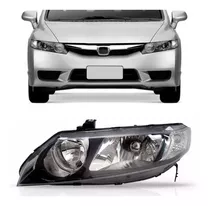 Farol New Civic 07 08 09 10 11 Mascara Negra Depo