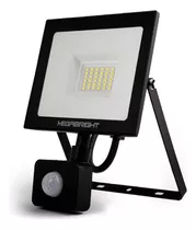 Foco Proyector Led 30w Megabright C/sensor Color De La Carcasa Negro