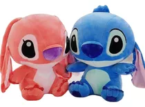  Peluche X2  Lilo Stitch Y Angel  30 Cm  Importado