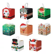 40 Cajas Galletas Navidad Decoradas Regalo Dulces Recuerdos