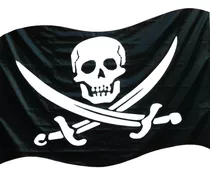 Bandera Pirata 30x40 Cm. Ideal Lanchas Y Barcos - Náutica