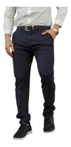 Pantalon Hombre Corte Chino Uniformes Vestir Gabardina