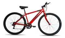 Mountain Bike Jaguar Gotic R26 6v Frenos V-brakes Cambio Shimano Tz31-a Color Rojo Con Pie De Apoyo