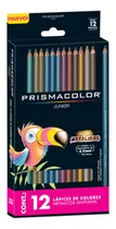 Set 12 Lapices Colores Metálicos Prismacolor Jr.