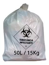 Saco Lixo Hospitalar Com 100 Descarte Infectante Agulha 50 L