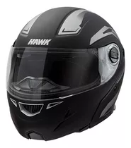 Casco Para Moto Rebatible Hawk Rs5 Vector Negro Mate Ram