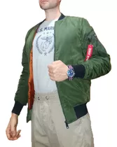 Campera Bomber Aviadora De Hombre Importada Simil Alpha