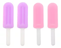 Barra Masticable De Helado De Silicona Chewies, 4 Unidades