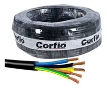 Cabo Pp 5x 10mm 1kv Hepr Veias Colorida Corfio 25mts