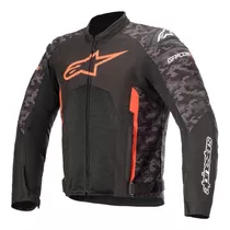 Campera Moto Hombre T-gp Plus Bk V3 Alpinestars