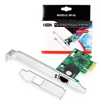 Placa De Rede Pci-e 10/100/1000mbps Gigabit Rj45 Low Profile