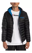 Campera Hombre Viper Negra Con Detalle Azul