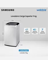 Lavadora Samsung Wobble 9kg Carga Superior