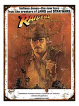 Cartel De Chapa Cine Indiana Jones P943