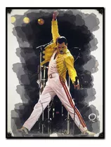 #473 - Cuadro Vintage 21 X 29 Cm / Freddie Mercury Queen 