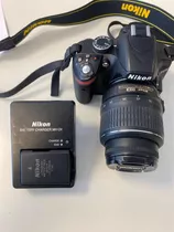 Camara Nikon D-3200 Con Estuche Y Accesorios Originales.