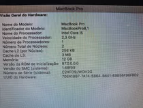 Macbookpro 2013 Tela 15