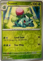 Pokémon Tcg Ivysaur 002/165 Reverse