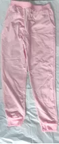 Pantalón Jogger Para Mujer Color Rosa Calentador Deportes