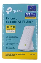 Repetidor De Sinal Wireless Wi-fi 750mbps Tp-link Re 200